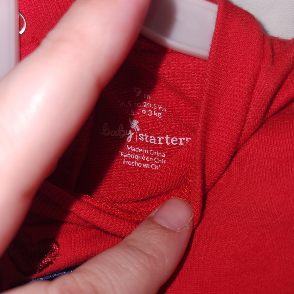 Baby Starters Red Baby Outfit
